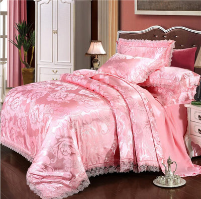 Homio Decor Bedroom Style 2 / King Royal Jacquard Fabric Bedding Set