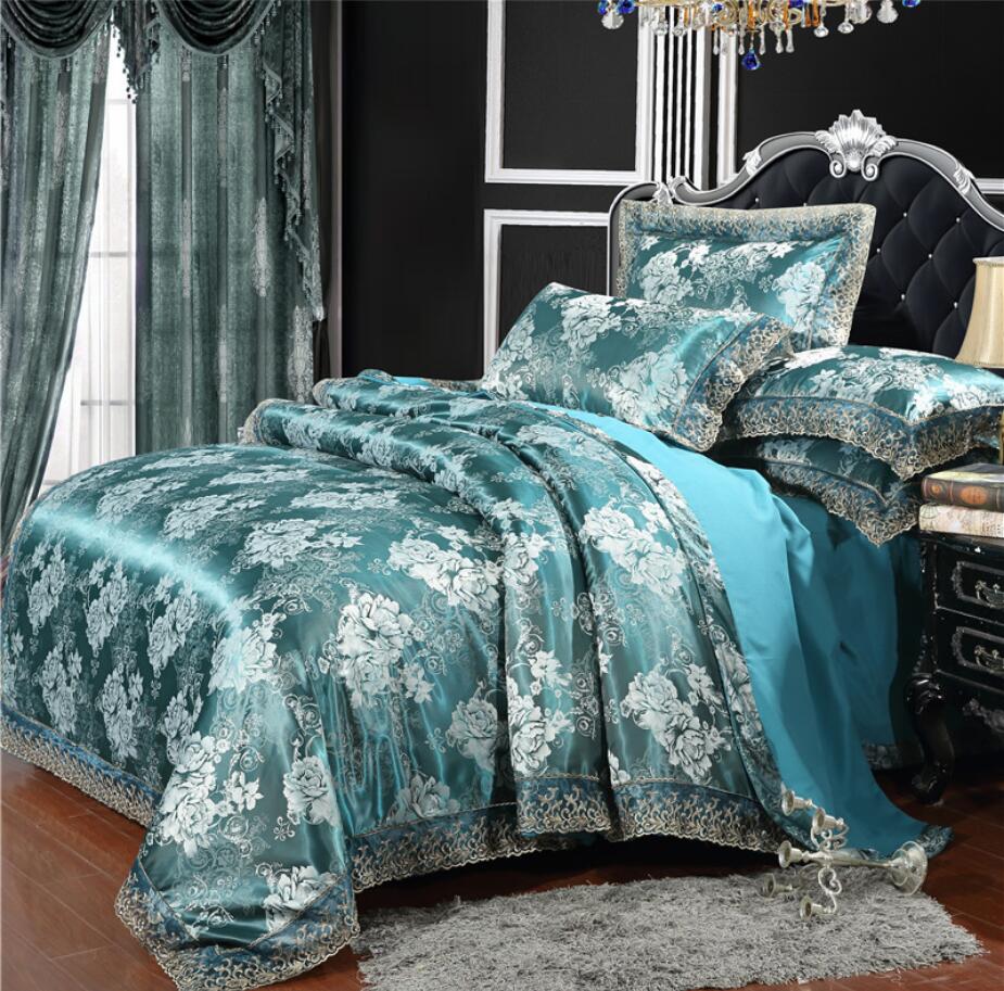 Homio Decor Bedroom Style 4 / King Royal Jacquard Fabric Bedding Set