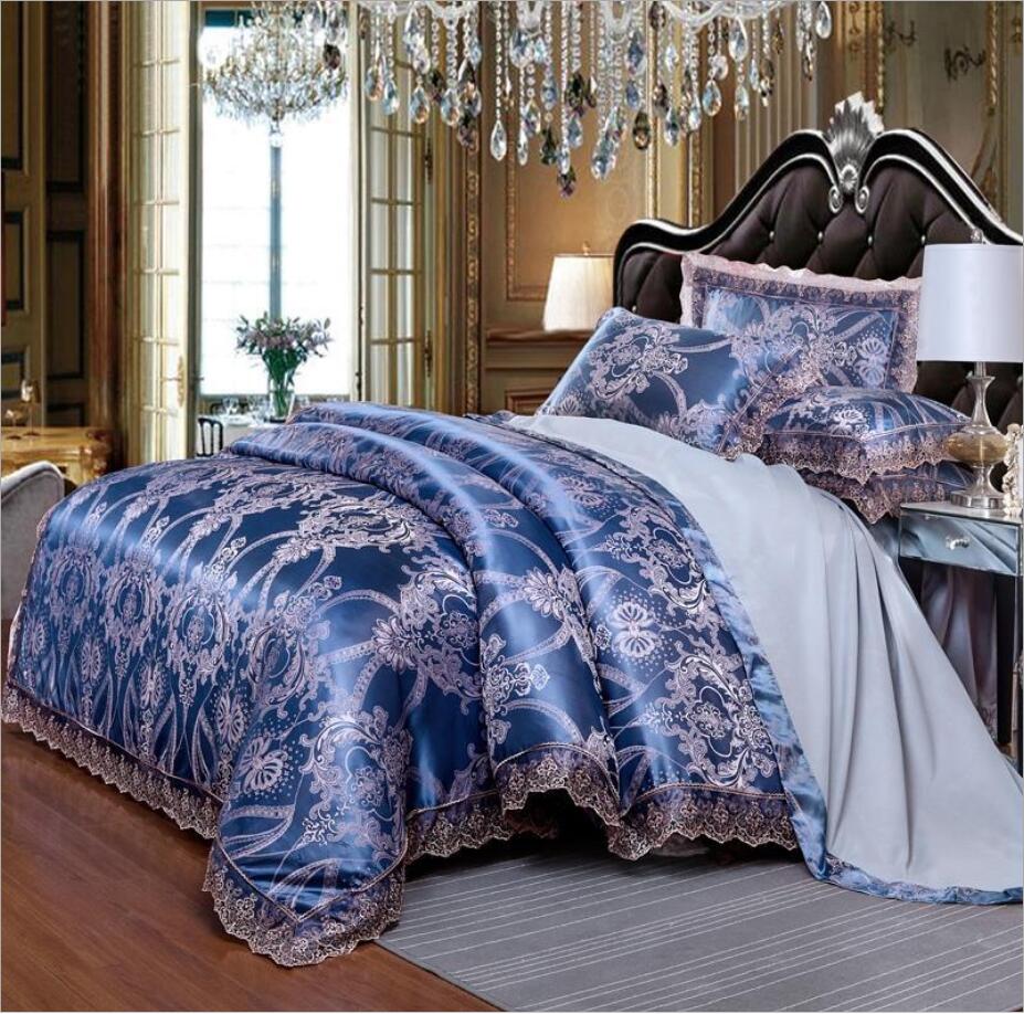 Homio Decor Bedroom Style 8 / King Royal Jacquard Fabric Bedding Set