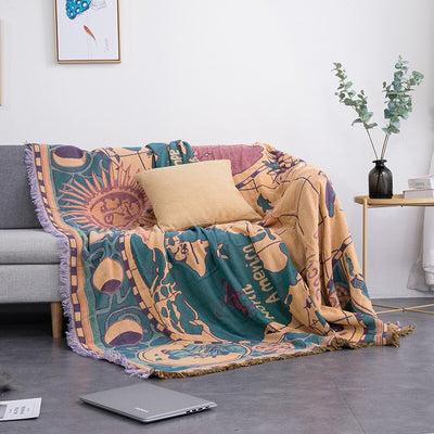 Homio Decor Bedroom Type 2 / 130x180cm Scandinavian Style Cotton Blanket