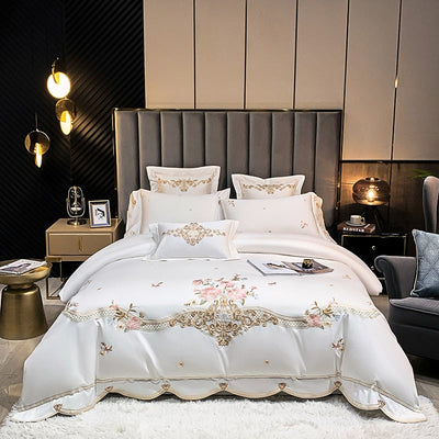 Homio Decor Bedroom White / Queen Luxury Egyptian Cotton Bedding Set