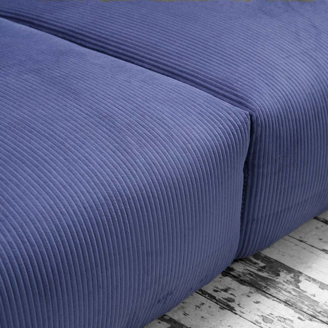 Bloc Sofa (Corduroy) - Blue