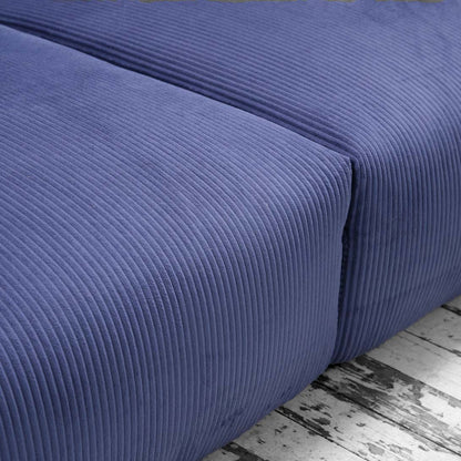 Bloc Sofa (Corduroy) - Blue