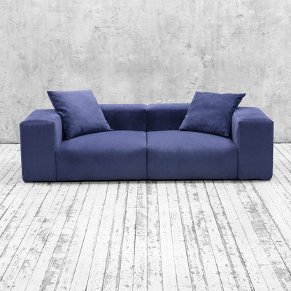 Bloc Sofa (Corduroy) - Blue