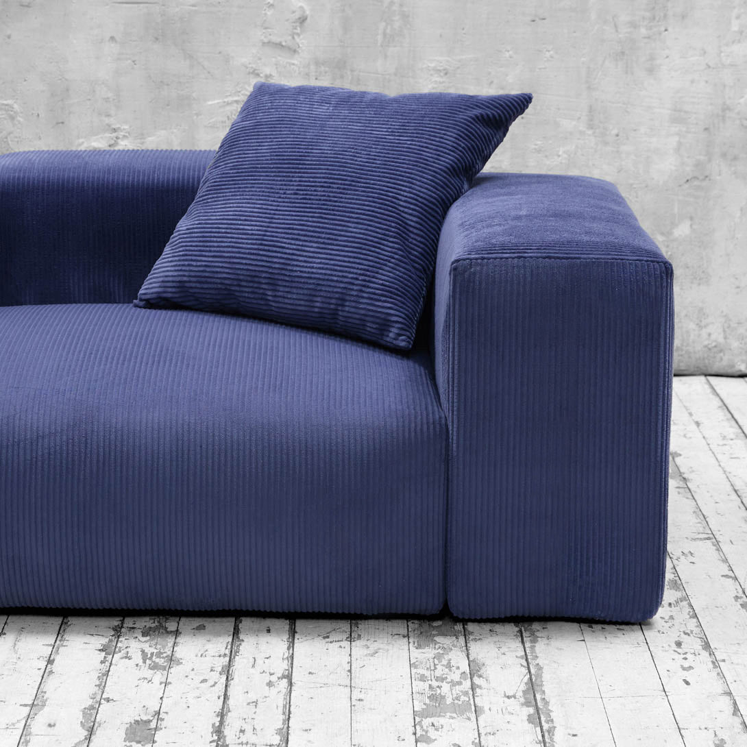Bloc Sofa (Corduroy) - Blue
