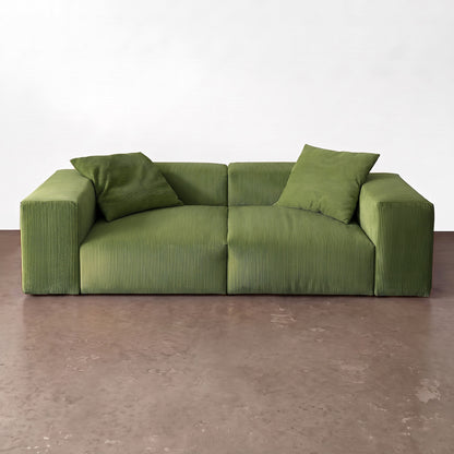 Bloc Sofa (Corduroy) - Grass Green