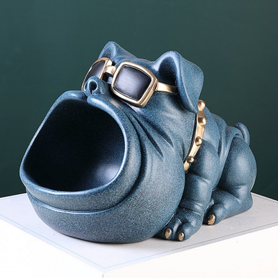 Homio Decor Blue Dog Shaped Storage Box