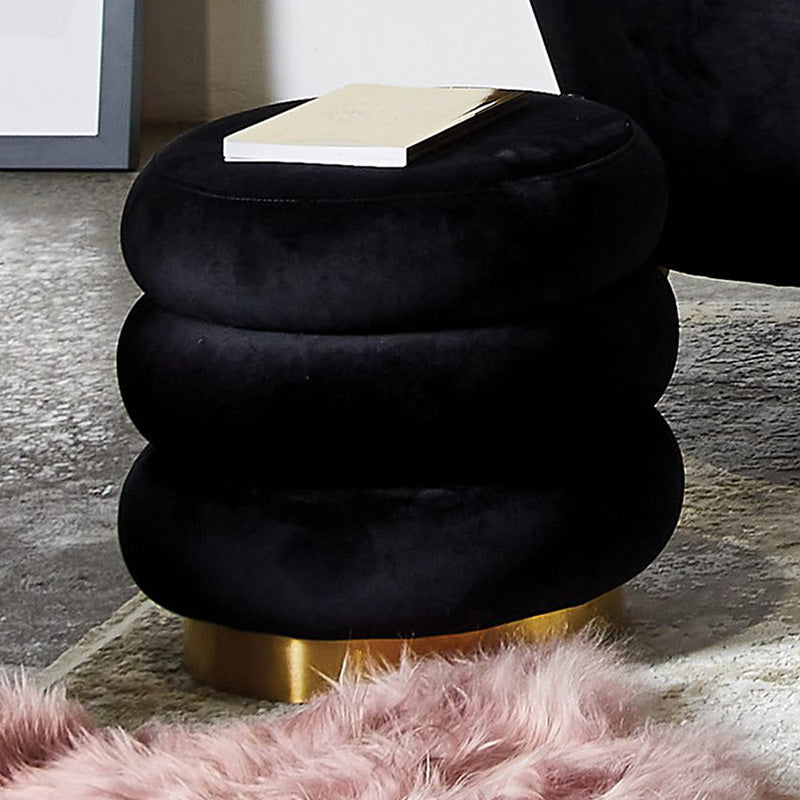 Homio Decor Blush Curve Ottoman (Velvet)