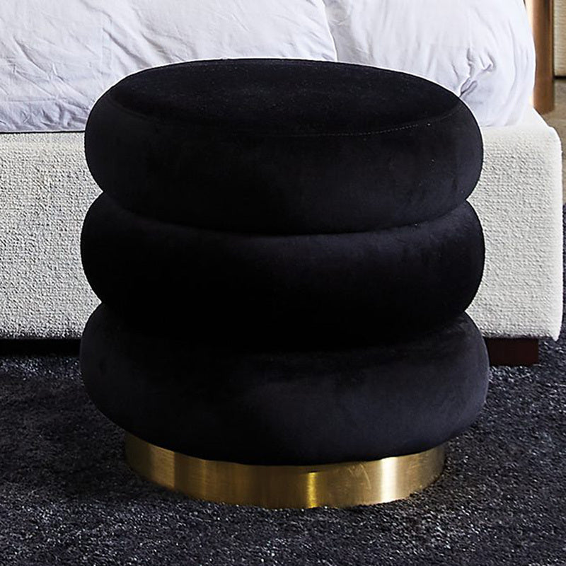 Homio Decor Blush Curve Ottoman (Velvet)