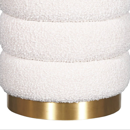 Homio Decor Boucle Curve Ottoman