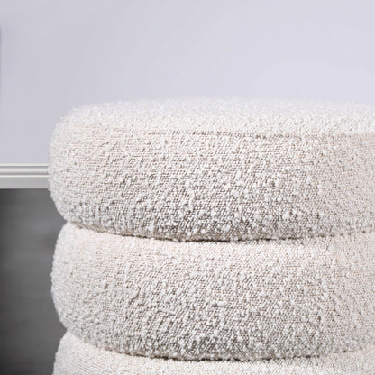Homio Decor Boucle Curve Ottoman