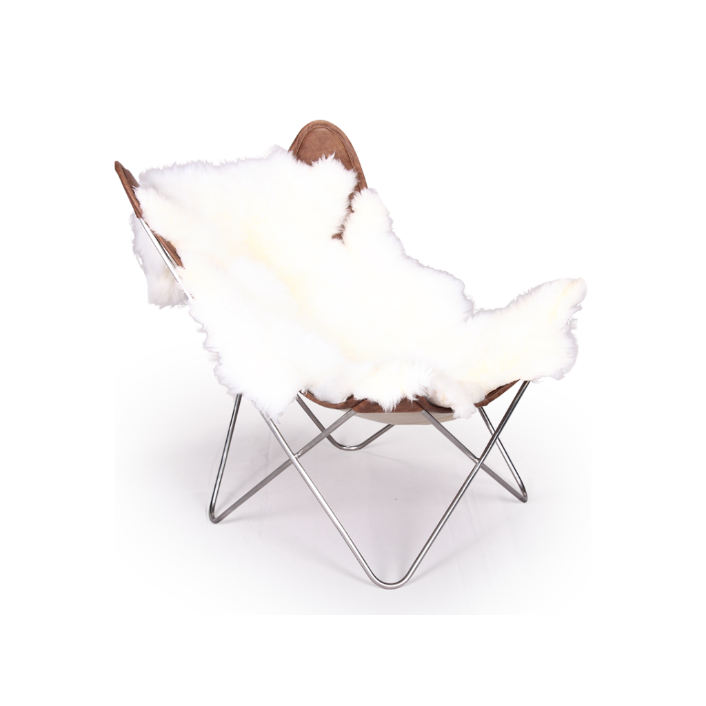 Homio Decor Butterfly Chair (Leather)