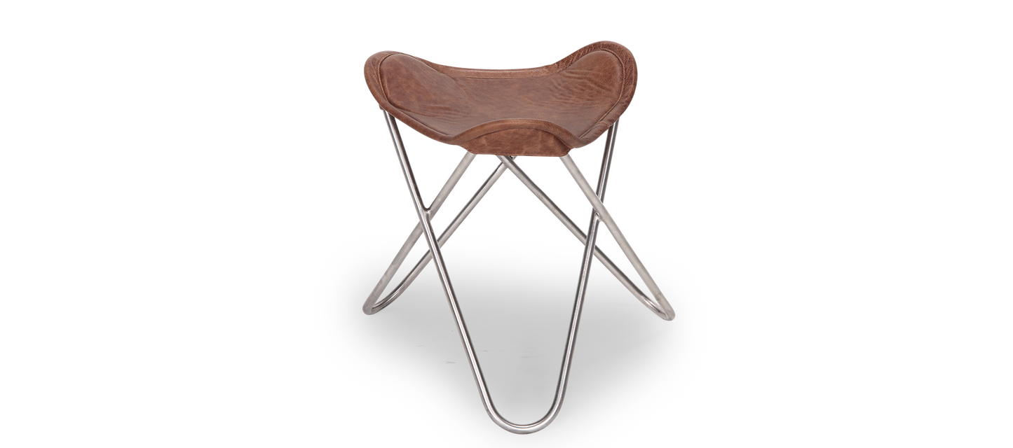 Homio Decor Butterfly Chair (Leather)