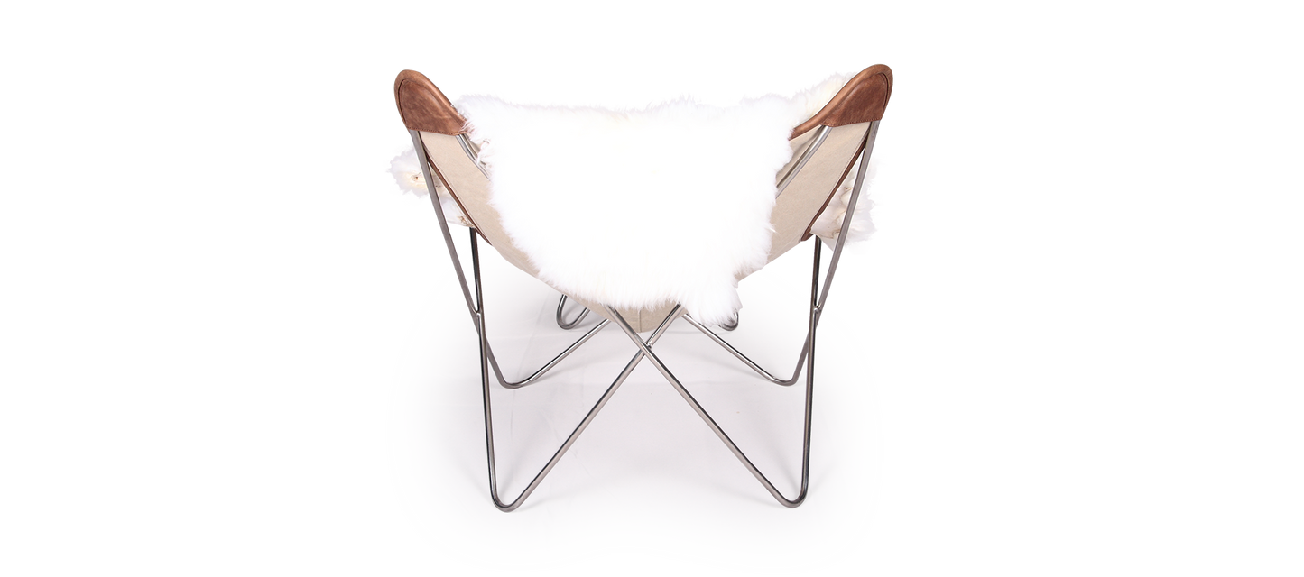 Homio Decor Butterfly Chair (Leather)