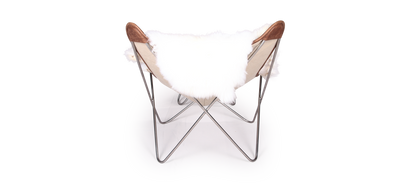 Homio Decor Butterfly Chair (Leather)