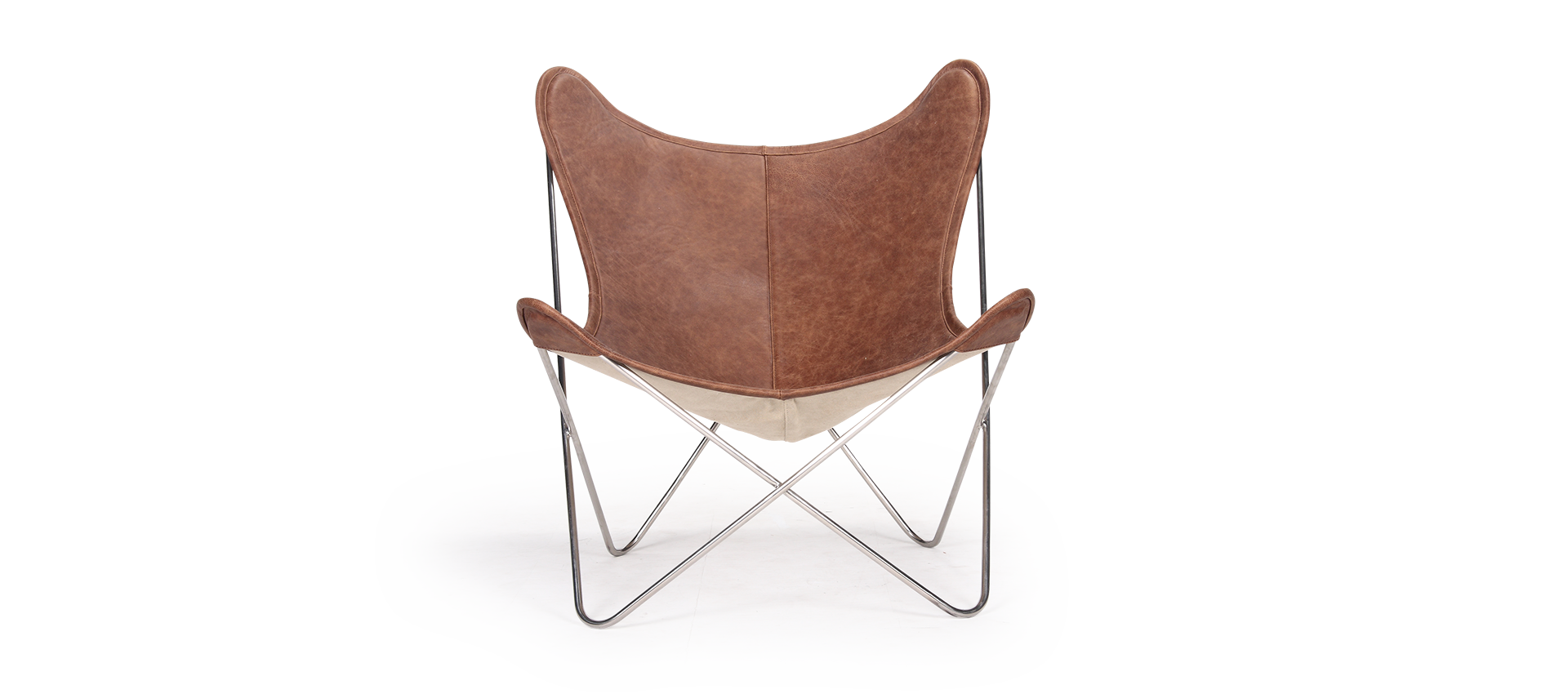 Homio Decor Butterfly Chair (Leather)