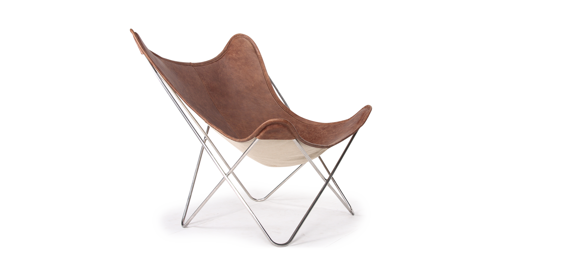 Homio Decor Butterfly Chair (Leather)