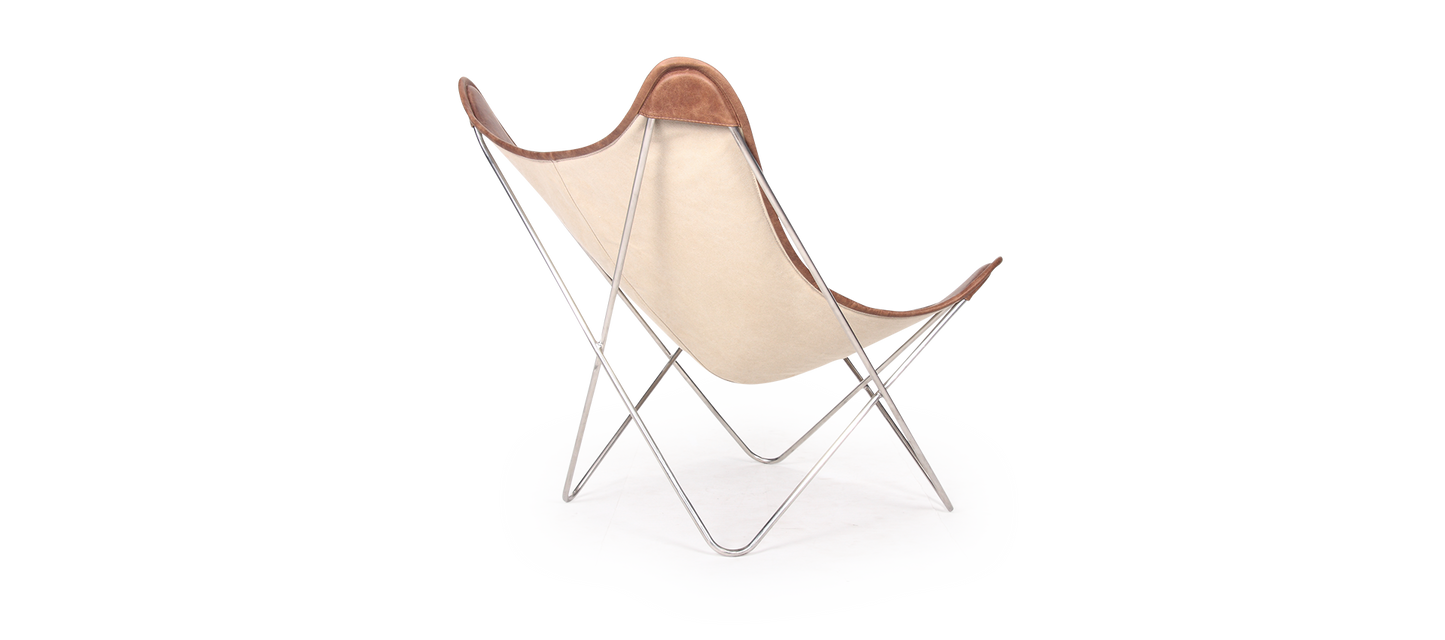 Homio Decor Butterfly Chair (Leather)