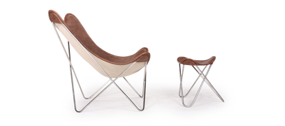 Homio Decor Butterfly Chair (Leather)