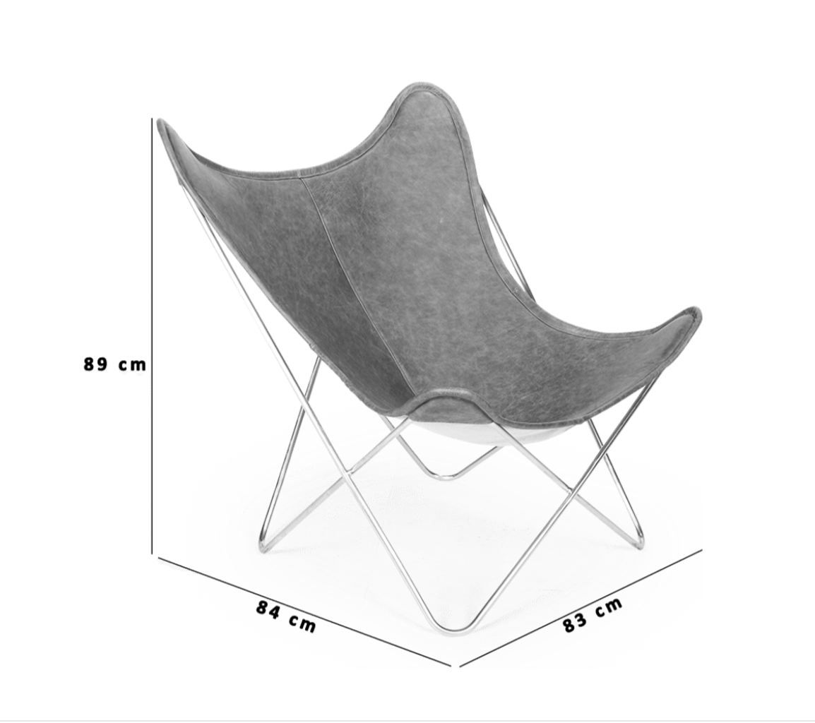Homio Decor Butterfly Chair (Leather)