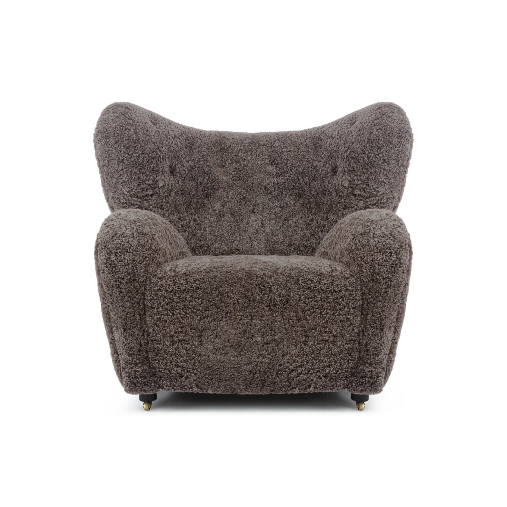 Genuine Sheepskin Armchair - Homio Decor