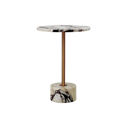Homio Decor Calacatta Viola / Model 1 Celine Marble Side Table