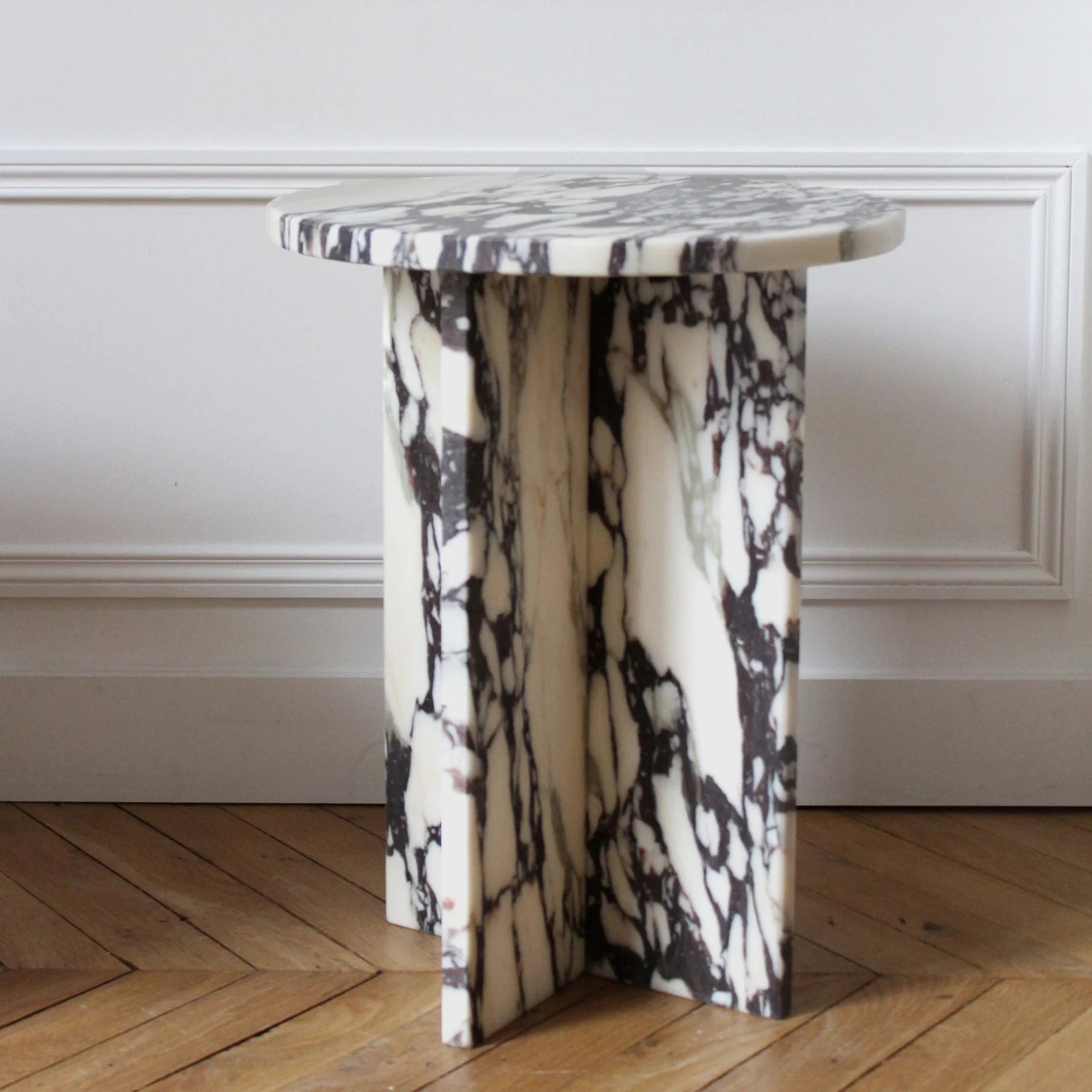 Homio Decor Calacatta Viola Side Table