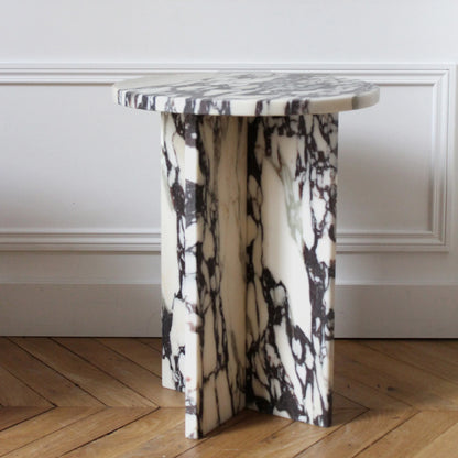 Homio Decor Calacatta Viola Side Table