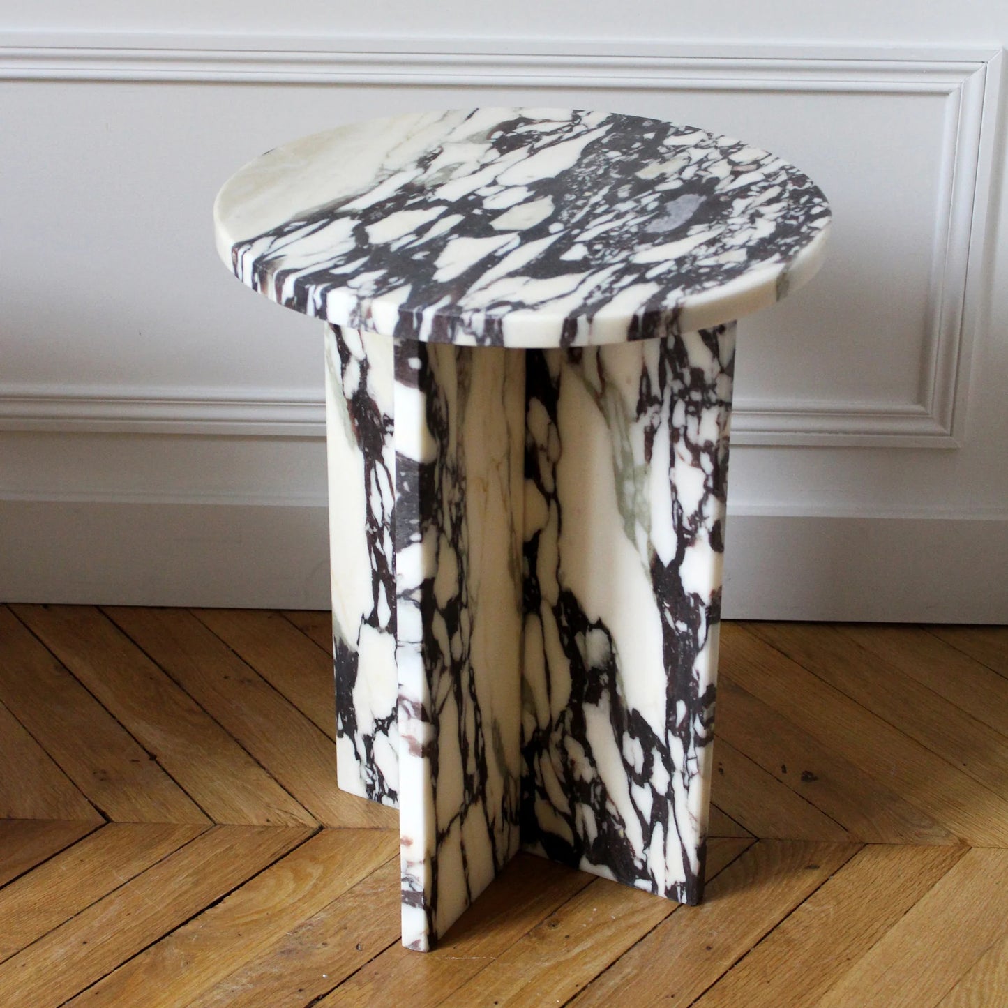 Homio Decor Calacatta Viola Side Table
