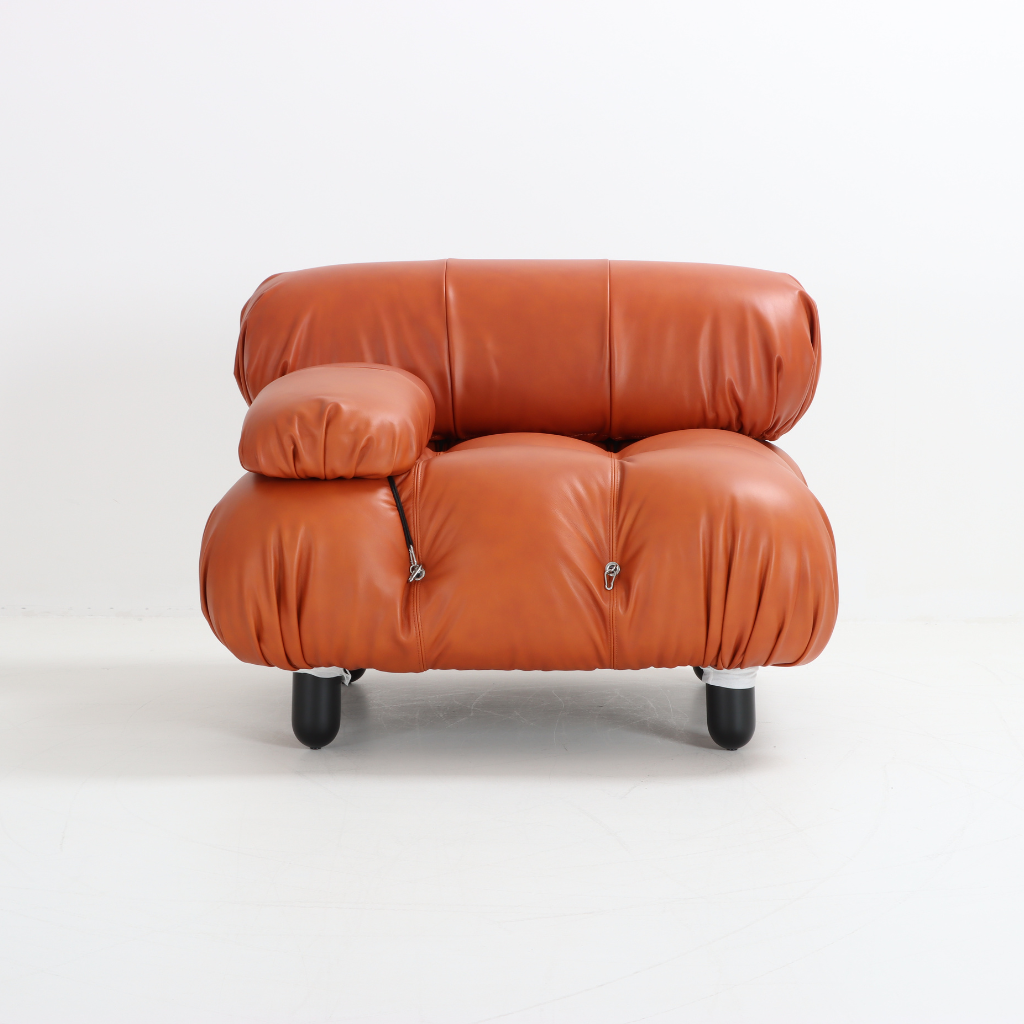 Homio Decor Camaleonda Leather Sofa - Cognac