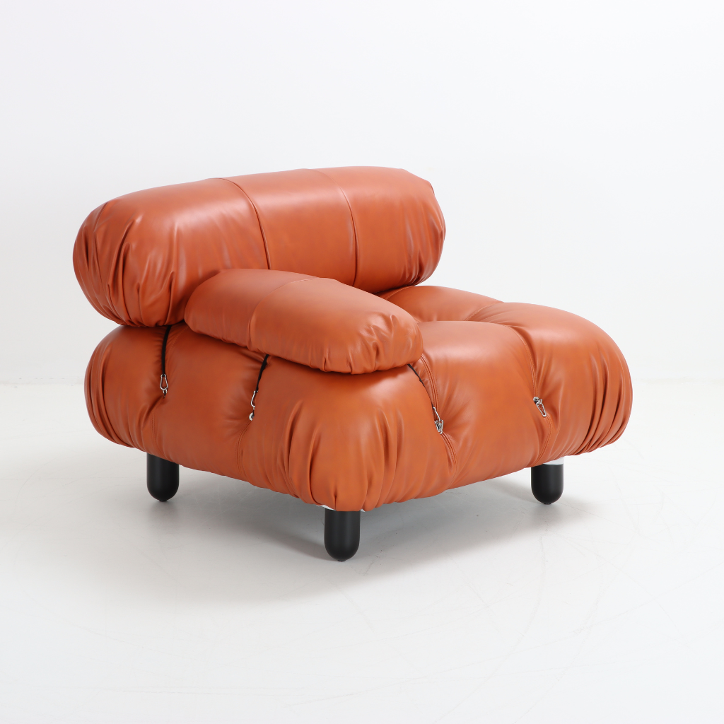 Homio Decor Camaleonda Leather Sofa - Cognac