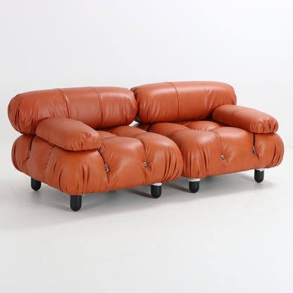 Homio Decor Camaleonda Leather Sofa - Cognac