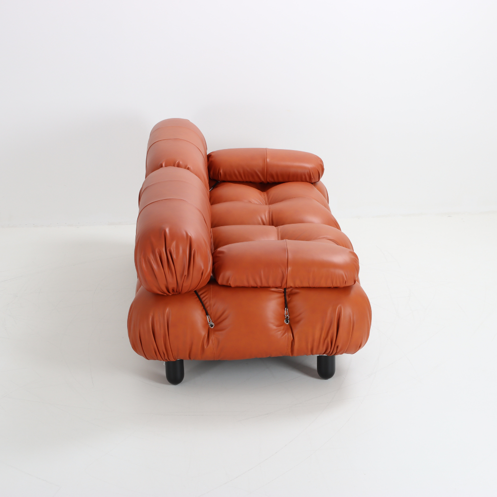 Homio Decor Camaleonda Leather Sofa - Cognac