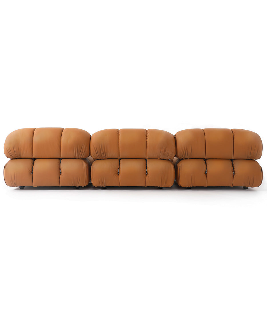 Homio Decor Camaleonda Leather Sofa (Set of 3)