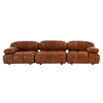 Homio Decor Camaleonda Leather Sofa (Set of 3)