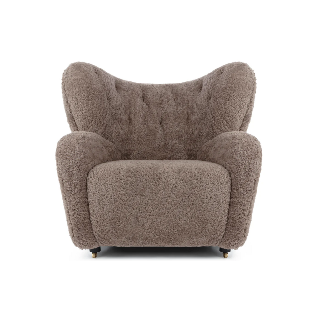 Genuine Sheepskin Armchair - Homio Decor