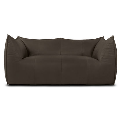 Homio Decor Chocolate Mocha Aniline Bambino Sofa - Aniline Leather