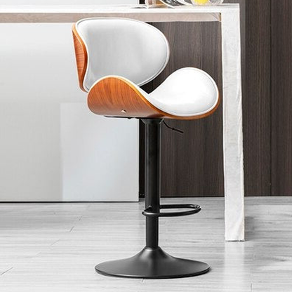 Homio Decor Classic Leather Bar Stool