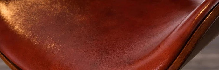 Homio Decor Classic Leather Bar Stool