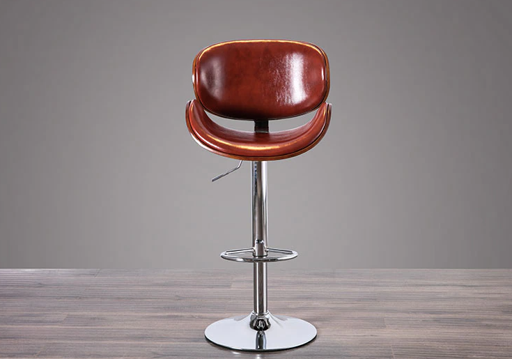 Homio Decor Classic Leather Bar Stool