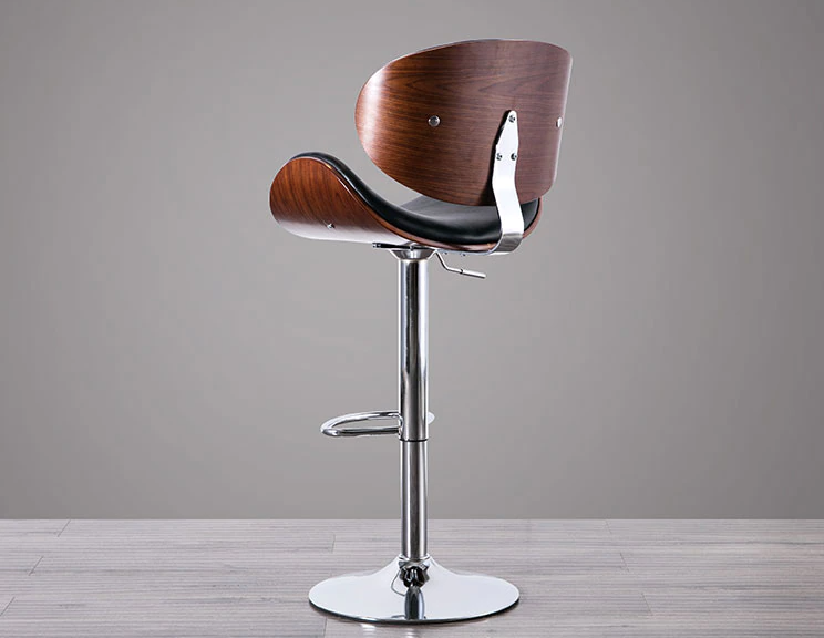 Homio Decor Classic Leather Bar Stool