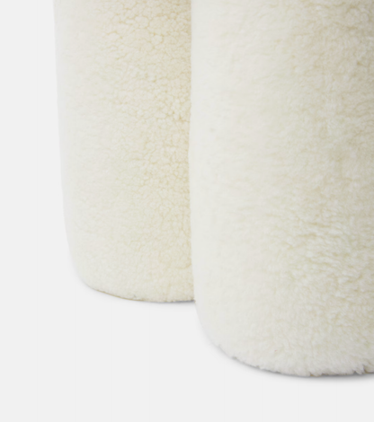 Homio Decor Clover Stool Sheepksin