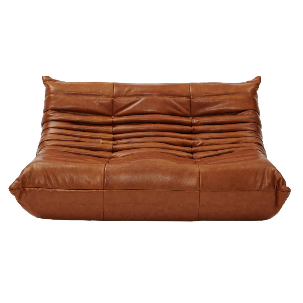 Togo Loveseat (2 Seater) - Leather - Homio Decor