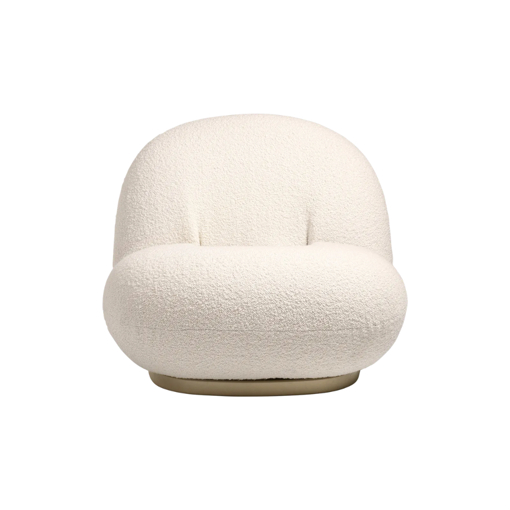 Bean Shaped Boucle Chair - Homio Decor