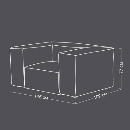 Homio Decor Cubis Leather Chair