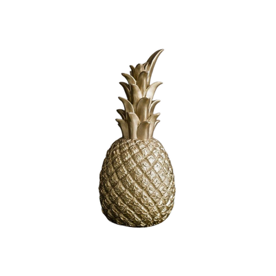 Homio Decor Decorative Accessories 15cm Gold Pineapple Ornament