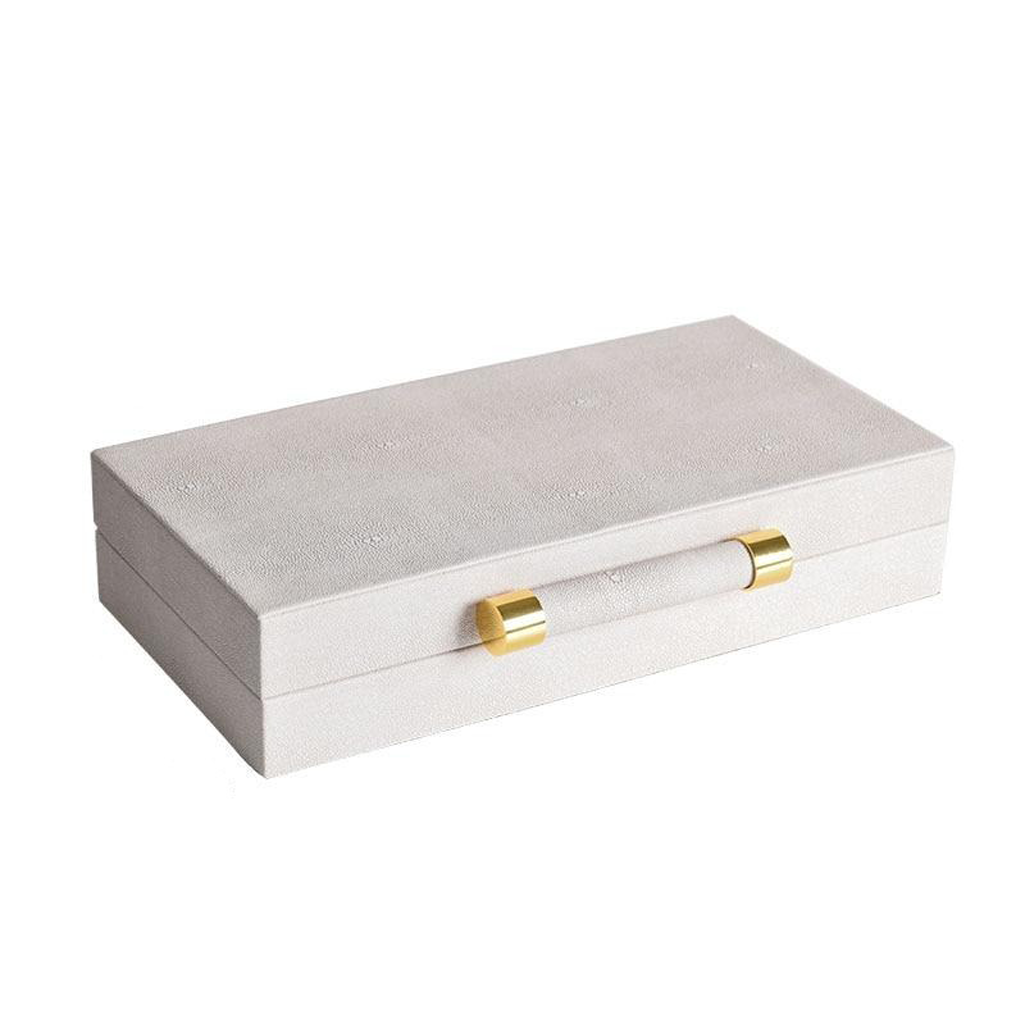 Homio Decor Decorative Accessories Big Minimalist Leather Jewelry Box
