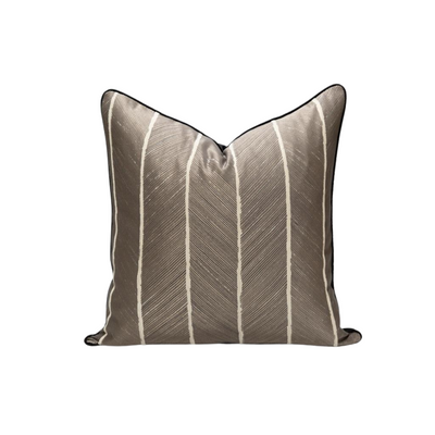 Homio Decor Decorative Accessories Brown / 45x45cm Light Stripe Pillowcase