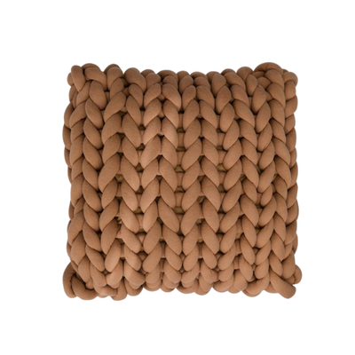 Homio Decor Decorative Accessories Coco Brown / 40x40cm Handmade Chunky Knitted Pillow Cover