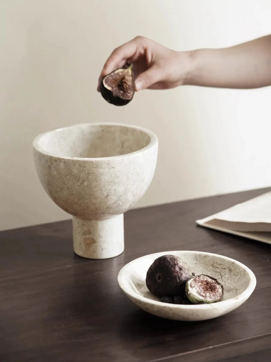 Homio Decor Decorative Accessories Crema Marble Bowl